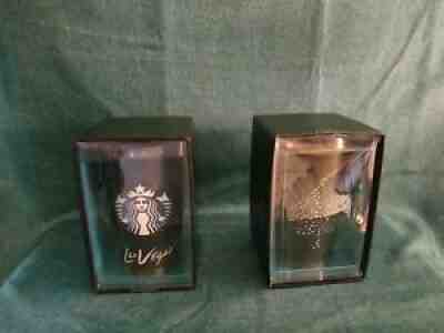 Limited Edition Starbucks 2015 LAS VEGAS Spade ceramic mug/tumbler set of 2 - Sold on eBay Feb 16, 2022 for $175.00