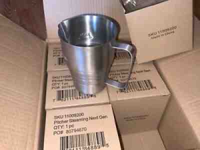 STARBUCKS - 6 Â COMMERCIAL 20 OZ STAINLESS STEEL STEAMING MILK FROTHER PITCHERS - Sold on eBay Feb 08, 2022 for $150.00
