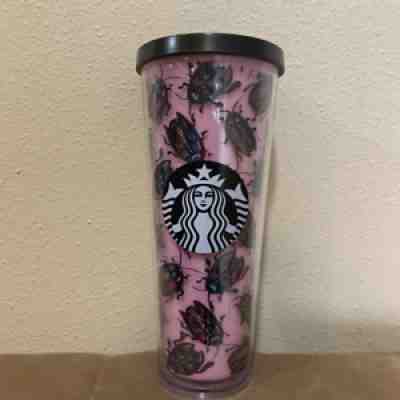 Starbucks Beetle Venti Cold Cup Tumbler Pink With Lid Collectibles 24 Fl Oz HTF - Sold on eBay Nov 21, 2021 for $149.99