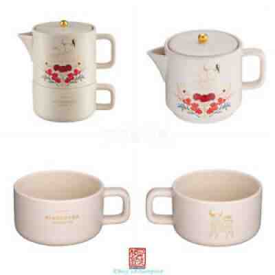 Starbucks 2021 China Year Of Ox Spring Lucky Cow Mug Cup Set 12oz +8oz New - Sold on eBay Feb 04, 2022 for $147.99