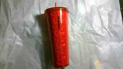 Starbucks 2019 Red Heart Tumbler Embossed Valentine's Cold Cup 24oz Rare - Sold on eBay Feb 11, 2022 for $137.50