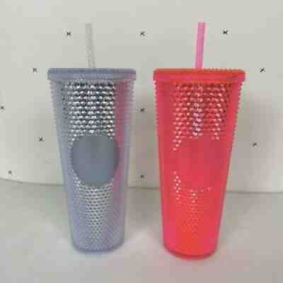 NWT SET Starbucks Holiday Tumbler SET - HOT PINK AND SILVER Bling cup - Sold on eBay Feb 02, 2022 for $120.00