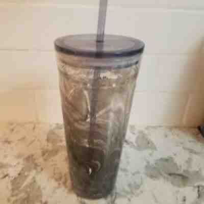 Starbucks Brand New Recycled Glass Cold Cup Black Marble Tumbler 20 oz - Sold on eBay Feb 04, 2022 for $119.99