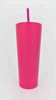 2018 Starbucks Barbie Hot Pink Matte Tumbler 24oz Stainless Steel Embossed Siren - Sold on eBay Feb 15, 2022 for $109.00