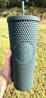 Starbucks 2021 Matte Frosted Dark Green Studded Venti Tumbler Indonesia BNWT - Sold on eBay Feb 04, 2022 for $104.99