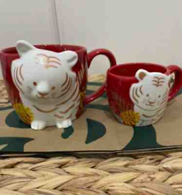 Starbucks New Year Mug Tiger 355mlï¼?89ml Set of 2 F/S from JAPAN Limited NEW - Sold on eBay Jan 19, 2022 for $101.90