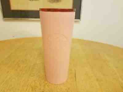 Rare Starbucks Stainless Steel Angel Baby Pink Matte Cold Cup Tumbler, 16 oz. - Sold on eBay Feb 06, 2022 for $100.00