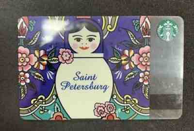 Starbucks 2012  Russia Card Nesting Doll Saint Petersburg USED - Sold on eBay Feb 09, 2022 for $100.00