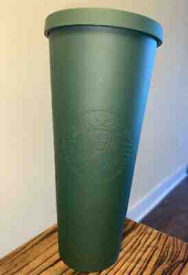 Starbucks Cup Tumbler Venti 24 oz Matte Army Hunter Green - Sold on eBay Feb 15, 2022 for $99.99