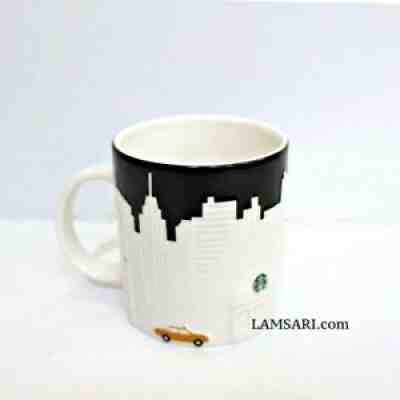 Starbucks 2012 New York City Relief Ceramic Cup Mug 16 oz - Sold on eBay Jan 31, 2022 for $98.95