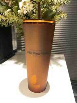 NEW Starbucks Soft Touch Amber Siren Tumbler - Sold on eBay Feb 04, 2022 for $90.00