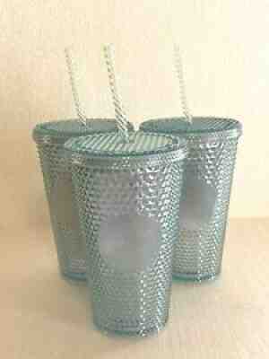 Starbucks STUDDED Tumbler 50th Anniversary BLUE x1 or x2 or x3 Tumbler/s F/S - Sold on eBay Feb 05, 2022 for $90.00