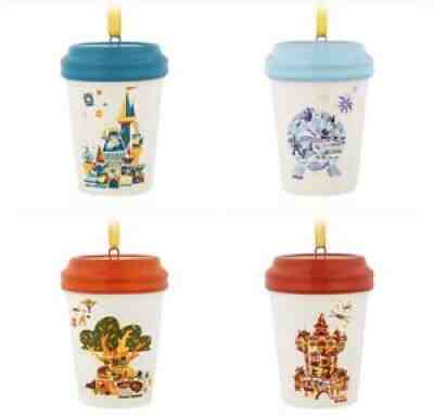 NEW! Starbucks Walt Disney World Tumbler Ornaments Set Magic Kingdom Epcot WDW - Sold on eBay Feb 15, 2022 for $89.99