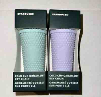 Starbucks Lilac & Mint Ornament Keychains Bundle - NEW - Holidays 2021 - Sold on eBay Jan 28, 2022 for $89.95
