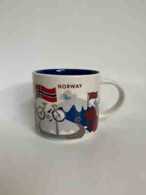 NWT Starbucks Norway  Are Here YAH Mug