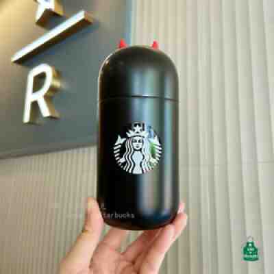 2021 Starbucks Cup Halloween Gifts Black Stainless Steel Cups With Plush Cat Bag - Sold on eBay Jan 07, 2022 for $88.99