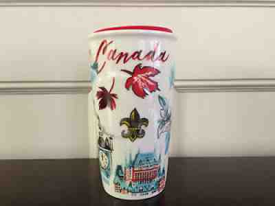 Starbucks 2016 Canada Ceramic Traveler Tumbler Coffee Travel Mug 10 fl oz - New - Sold on eBay Feb 10, 2022 for $85.00