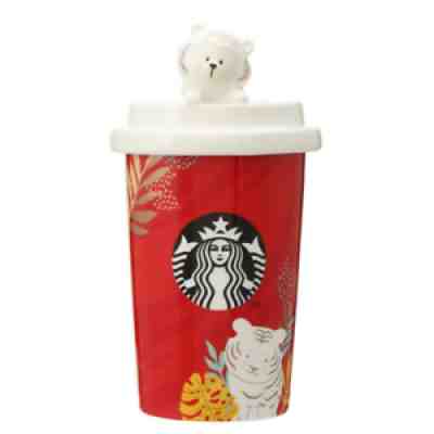 Starbucks 2022 New Year Canister White Tiger Japan Limited Edition NEW - Sold on eBay Jan 18, 2022 for $82.88