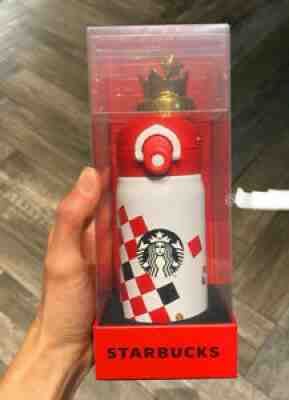 Starbucks 2022 China Valentine's Day The Crown White Thermos 12oz Tumbler Set - Sold on eBay Feb 11, 2022 for $80.99