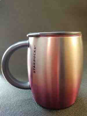 RARE Starbucks 2013 Stainless Steel Purple Barrel Travel Mug, 14 oz. - Sold on eBay Feb 06, 2022 for $80.00