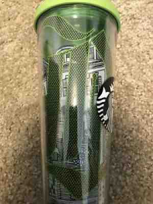 RARE 2014 Starbucks Boston Large B 24oz Cold Tumbler Green No Straw - Sold on eBay Feb 07, 2022 for $80.00