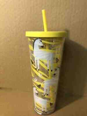 Hard To Find Starbucks Yellow Zebra Tumbler 24 Oz - Sold on eBay Feb 13, 2022 for $80.00