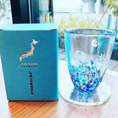 Starbucks Japan Tsugaru Vidro Glass Aomori Blue JIMOTO Series 266ml Limited - Sold on eBay Jan 27, 2022 for $79.99