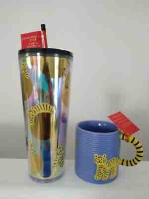 ð??º NEW Starbucks 2022 Year Of The Tiger Tail Mug + Cold Tumbler set - Sold on eBay Feb 05, 2022 for $79.99