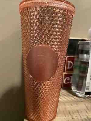 Starbucks Fall 2019 Limited Edition Studded Tumbler Cup Rose Gold NO STRAW - Sold on eBay Feb 13, 2022 for $79.99