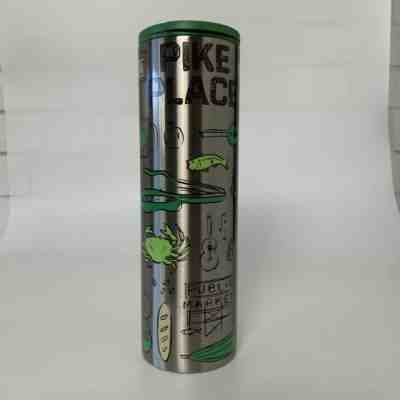 Starbucks Pike Place Seattle Vacuum Stainless Tumbler Seattle First Store 16oz - Sold on eBay Feb 06, 2022 for $79.88