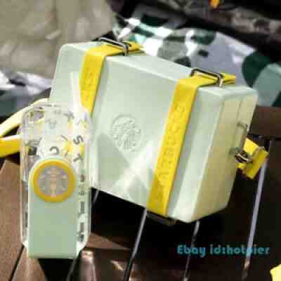 2021 Happy Camping Series Plastic Straw Cup Starbucks Set Portable Travel 10oz - Sold on eBay Jan 15, 2022 for $77.99