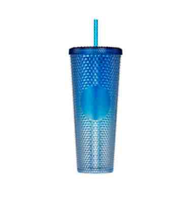 Starbucks Korea Shine Blue Bling Stud Cold Cup 710ml 2021 Summer Limited - Sold on eBay Nov 20, 2021 for $75.00