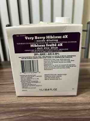 Starbucks Very Berry Hibiscus 4X Refresher Base - Sold on eBay Jan 08, 2022 for $70.00