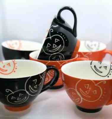 6 New Starbucks Halloween Jack-O-Lantern Pumpkin Coffee Cup Black Orange Mugs - Sold on eBay Jan 16, 2022 for $70.00