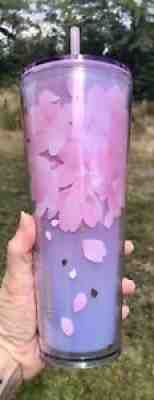 Starbucks 2021 Cherry Blossom Tumbler Venti 24 Oz Sakura Korea - Sold on eBay Nov 25, 2021 for $69.99