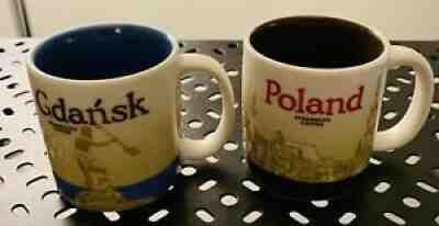 New Starbucks Icon Series Demitasse Mugs Gdansk and Poland Espresso 3 oz - Sold on eBay Dec 22, 2021 for $69.99