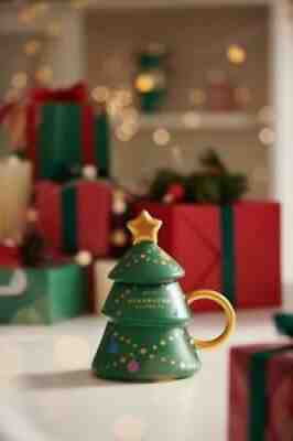 New Starbucks 2021 China Xmas Illuminations Christmas Tree 14oz Mug - Sold on eBay Dec 26, 2021 for $69.99