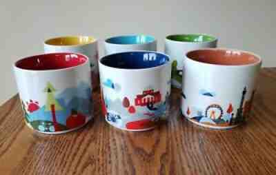 Starbucks Coffee You Are Here Series 14oz Collection Lot Of 6 Mugs - Sold on eBay Jan 19, 2022 for $69.99