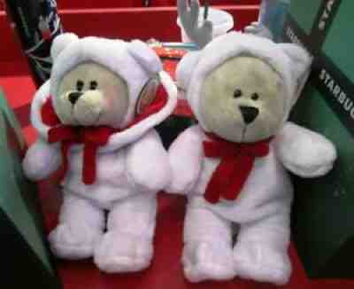 2019 Starbucks WHITE POLAR CHRISTMAS HOLIDAY bear BOY GIRL plush PHILIPPINES - Sold on eBay Jan 22, 2022 for $69.99