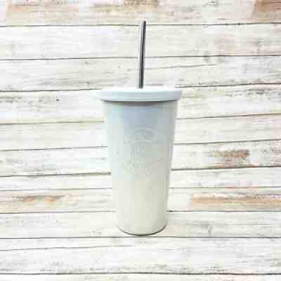Starbucks 2014 Stainless Steel Tumbler White Pearlescent 16Oz Cold Cup Rare - Sold on eBay Jan 29, 2022 for $69.99