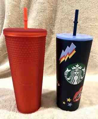 Starbucks Red Matte Studded & Summer 2020 Back To School Graffiti Retro SS - Sold on eBay Jan 31, 2022 for $69.99