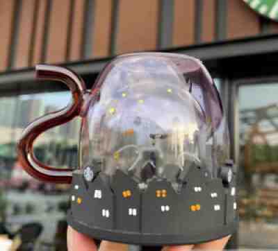 Starbucks 2021 China Halloween Little Devil 8oz Doubler Glass Cup & Coaster Set - Sold on eBay Feb 01, 2022 for $69.99