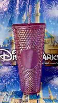 Disney World 50th Anniversary "EAR"idescent PINK Starbucks Tumbler + FREE GIFT! - Sold on eBay Feb 03, 2022 for $69.99