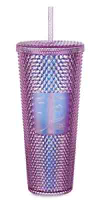Walt Disney World 50th Anniversary Starbucks Geometric Pink Tumbler IN HAND! - Sold on eBay Feb 09, 2022 for $69.99