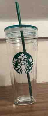Starbucks Cold Cup Glass Double Wall 20 Oz. Brand New Never Used Clear - Sold on eBay Feb 10, 2022 for $69.99