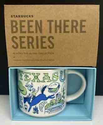 STARBUCKS â??Been There Seriesâ? PARTNER EXCLUSIVE Blue TEXAS 14oz Mug NIB RARE!!! - Sold on eBay Feb 10, 2022 for $69.99