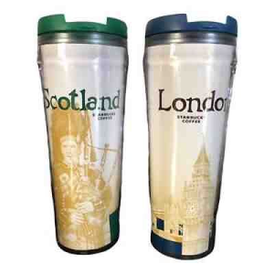 Lot Of 2 Starbucks Scotland & London Country Tumbler Cold Cup Coffee Tea 12 Oz - Sold on eBay Feb 16, 2022 for $69.99