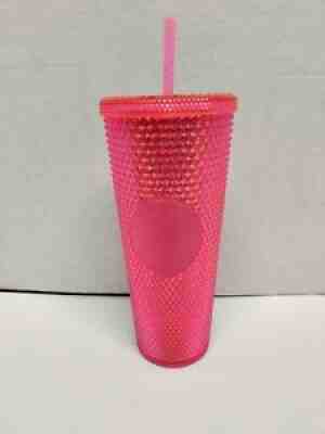 One Holiday Starbucks 2019 Venti Pink Studded Cup Tumbler Bling New - Sold on eBay Feb 16, 2022 for $69.99