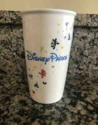 NWT 1st EDITION 2015 Starbucks Disney Parks Ceramic Travel 12 Oz Tumbler w/Lid - Sold on eBay Nov 20, 2021 for $69.00