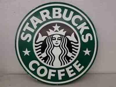 18" Starbucks Original store Sign Genuine coffee round logo used - Sold on eBay Dec 05, 2021 for $69.00